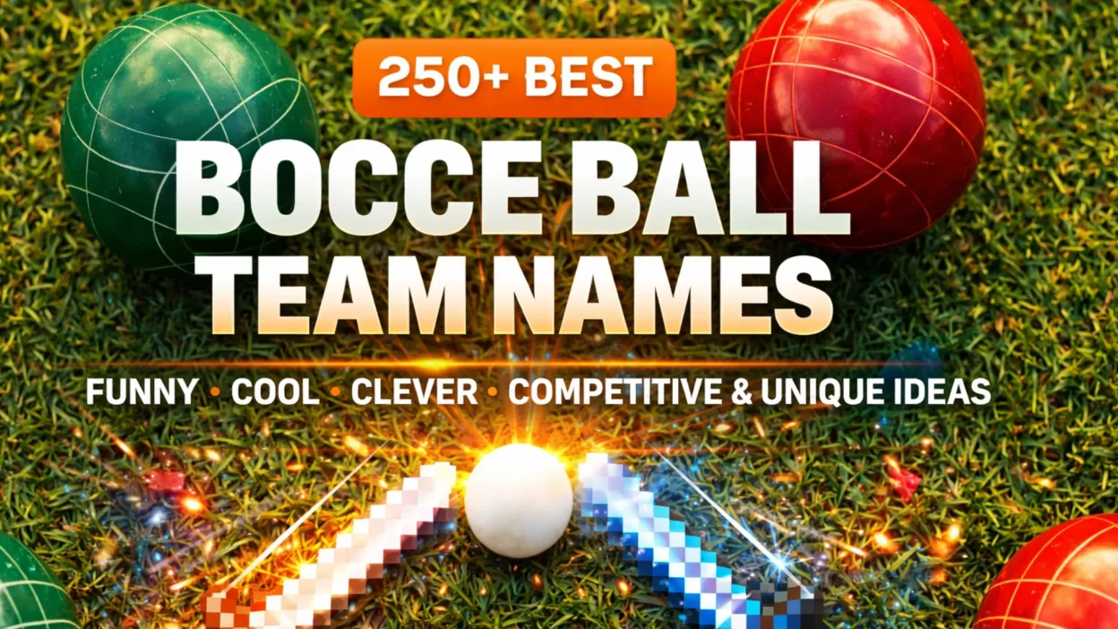 Best Bocce Ball Team Names