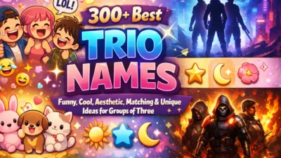 Best Trio Names