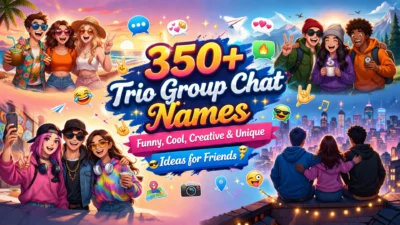 Trio Group Chat Names