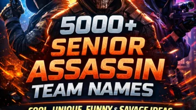 Senior Assassin Team Names