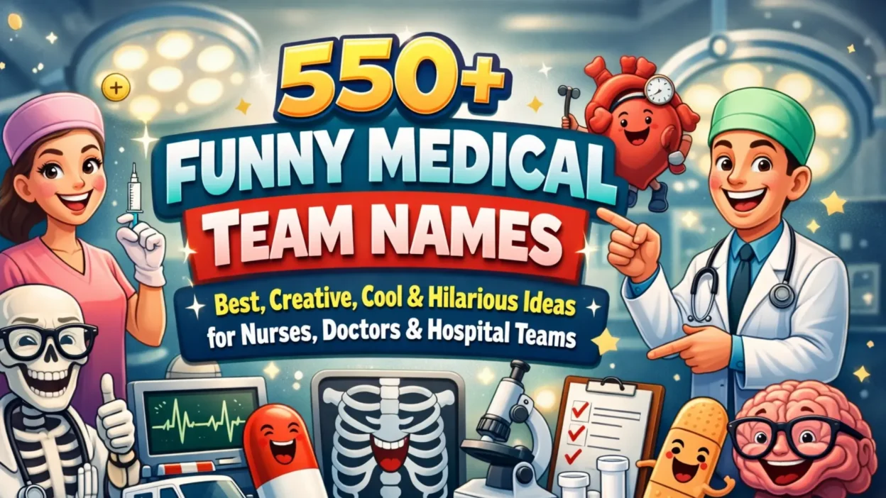 Funny Medical Team Names
