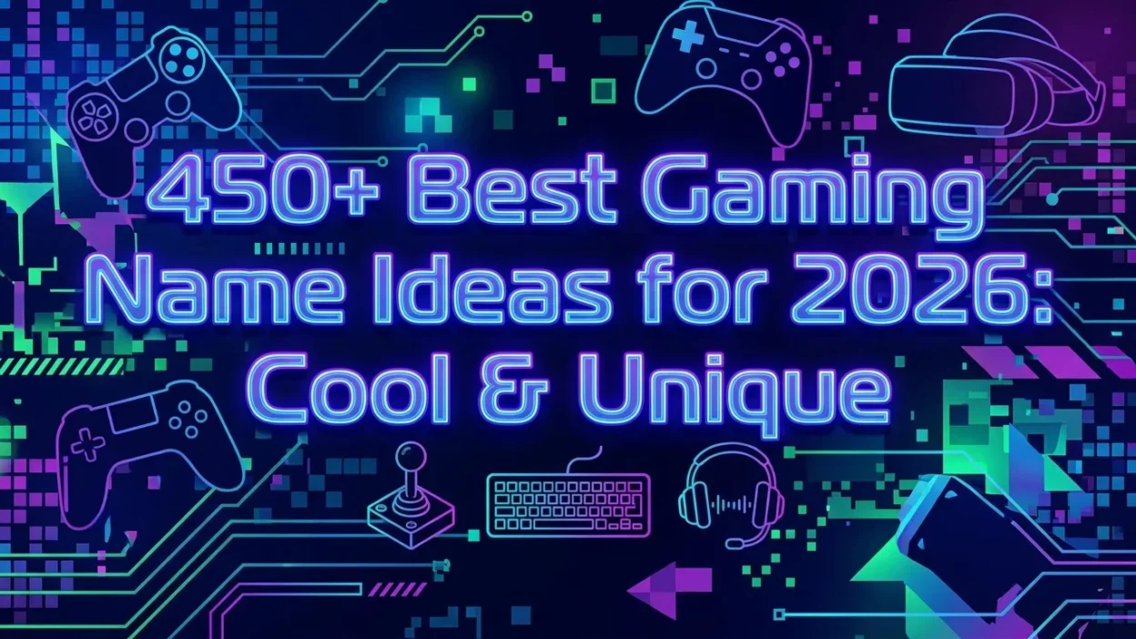 450+ best gaming name ideas for 2026 with cool, unique, and creative options