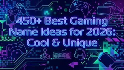 450+ best gaming name ideas for 2026 with cool, unique, and creative options