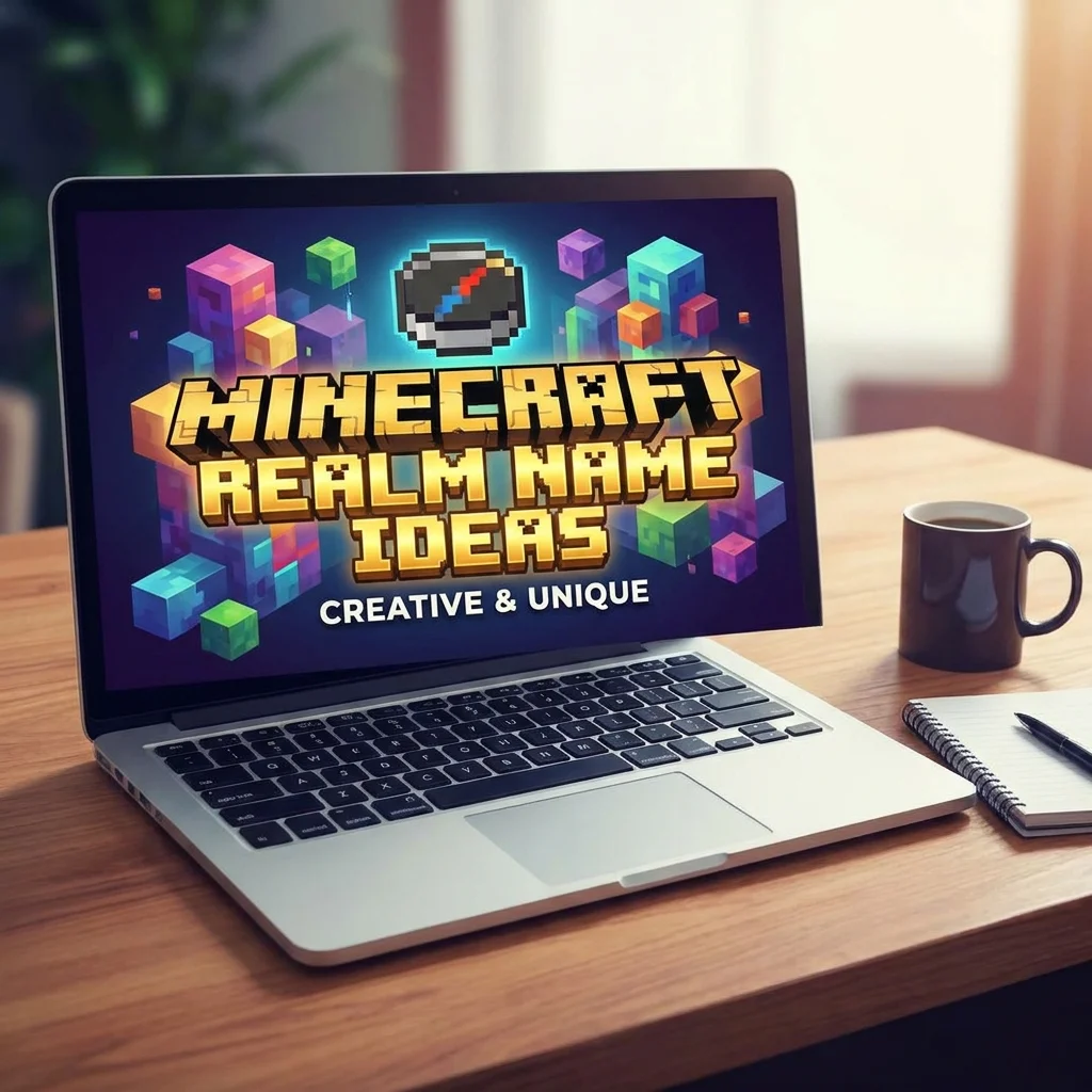 Minecraft Realm name ideas featuring creative, cool, unique, and memorable names for multiplayer worlds