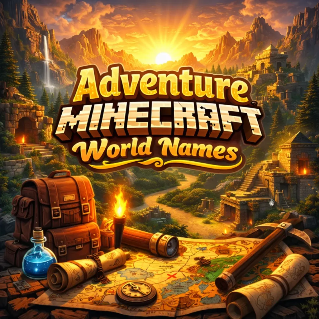 Adventure Minecraft World Names