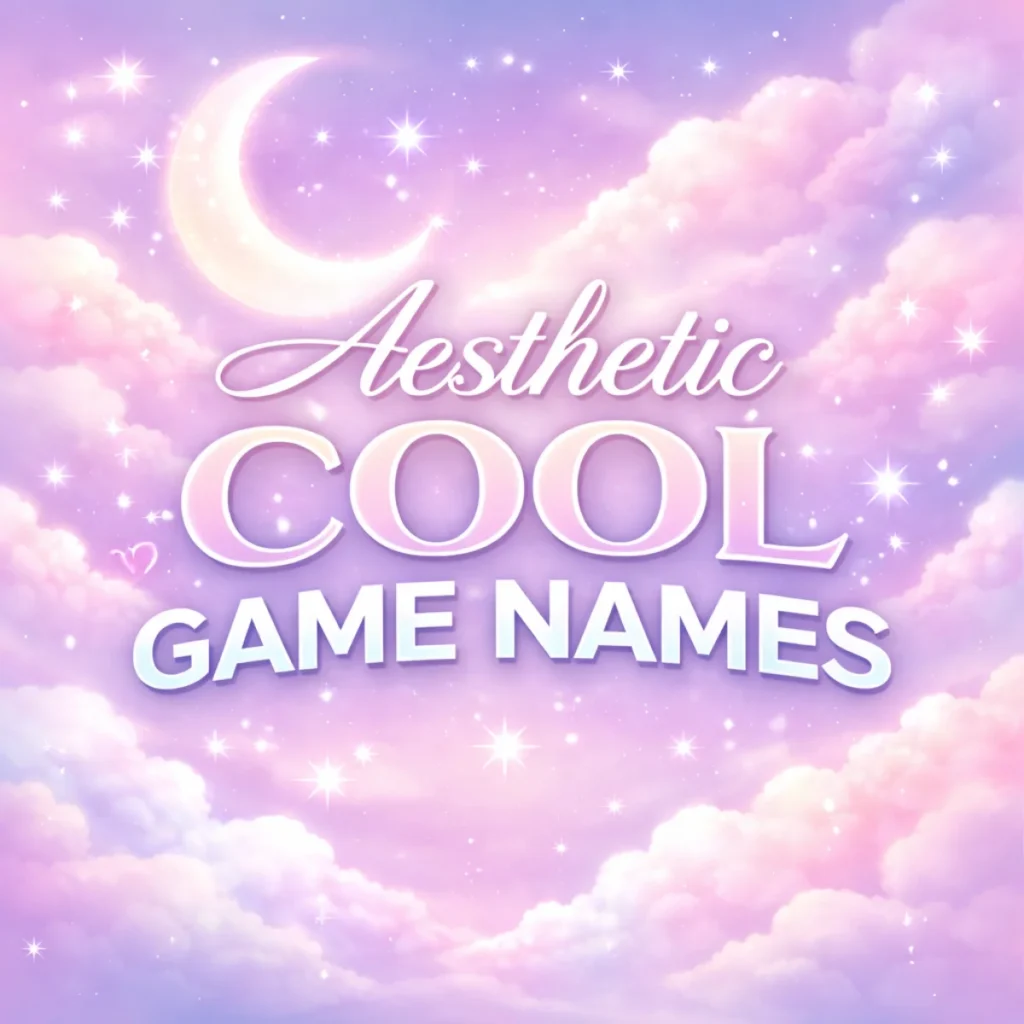 Aesthetic Cool Game Names