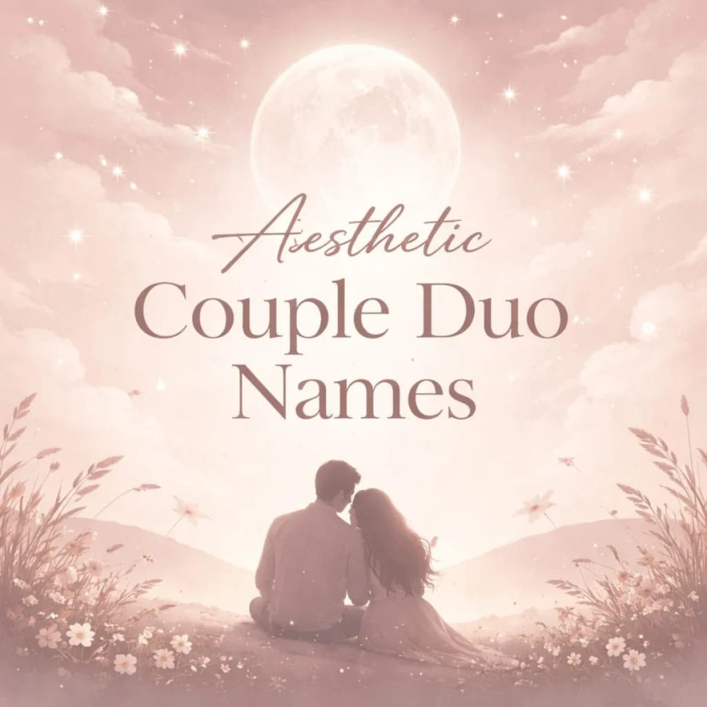 aesthetic couple duo names