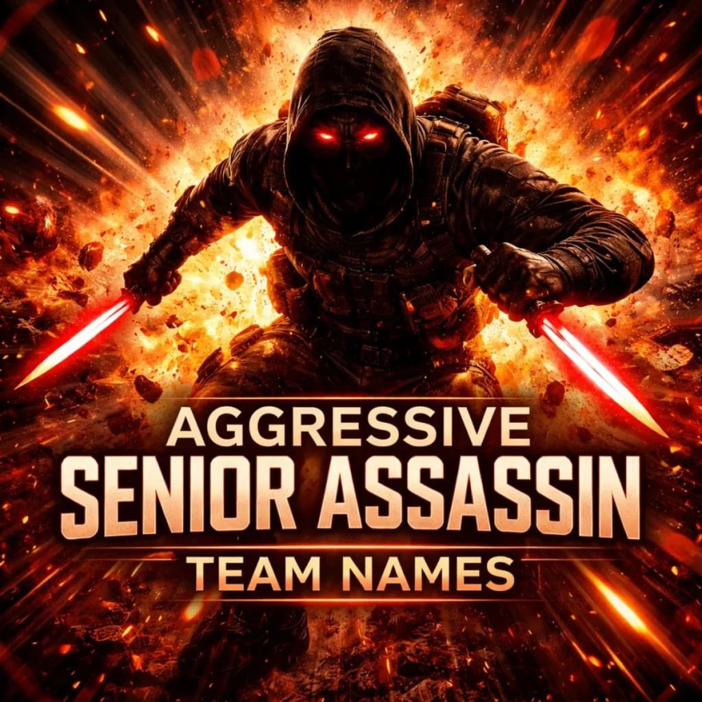 Aggressive Senior Assassin Team Names