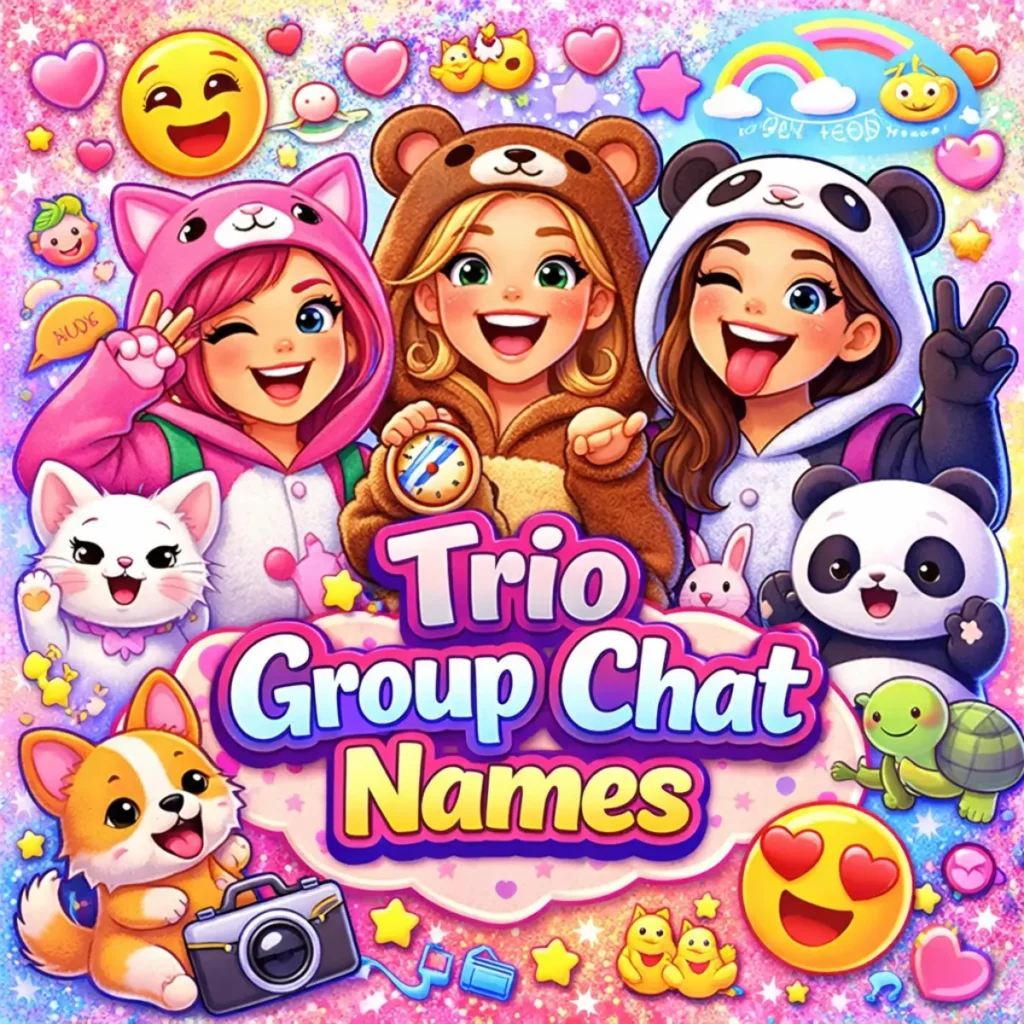 Animal-Themed Trio Group Chat Names