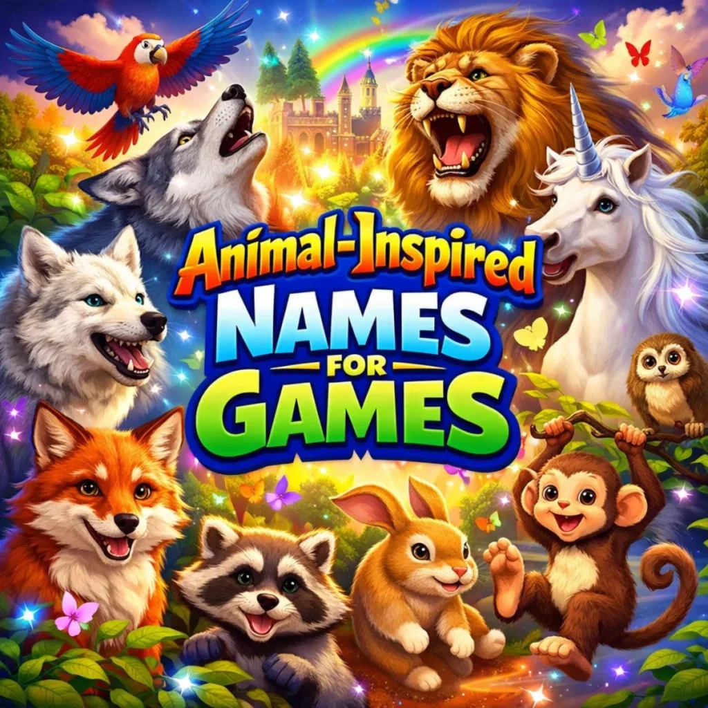 Animal-Inspired Names for Games