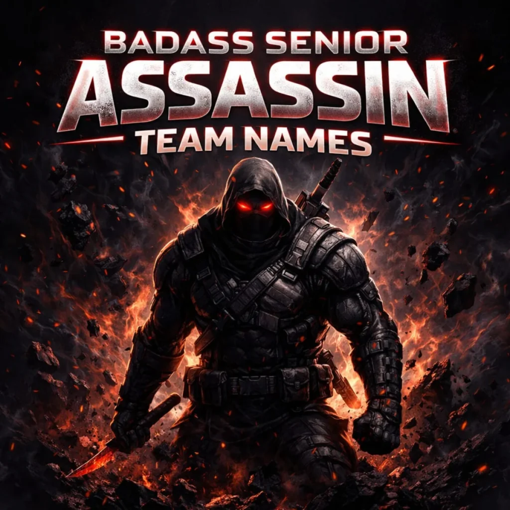 Badass Senior Assassin Team Names