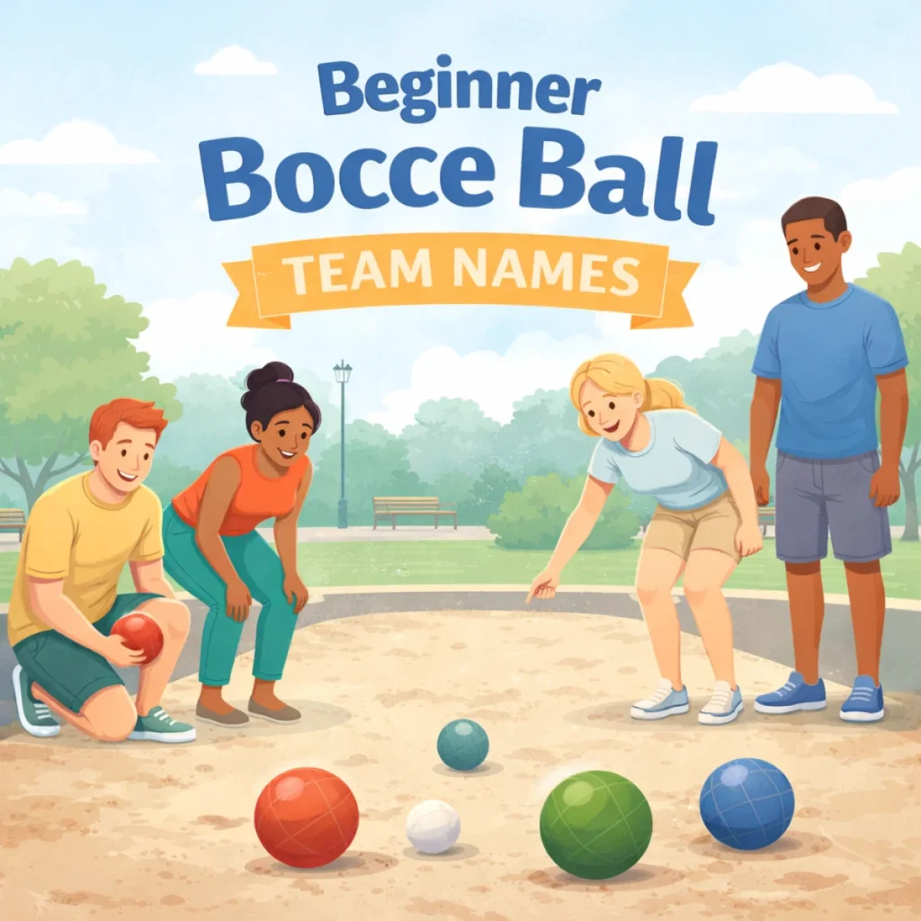 Beginners’ Bocce Ball Team Names