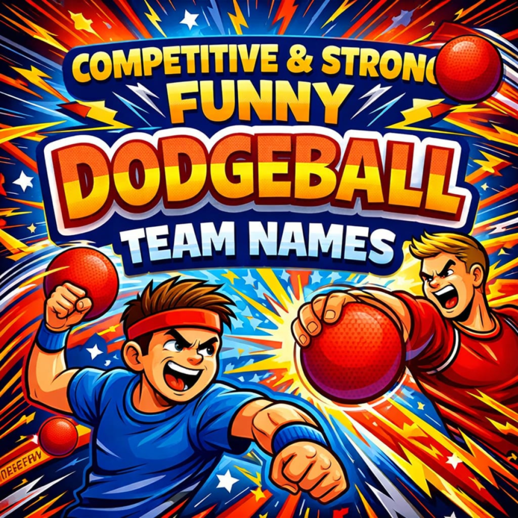 Competitive Funny Dodgeball Team Names