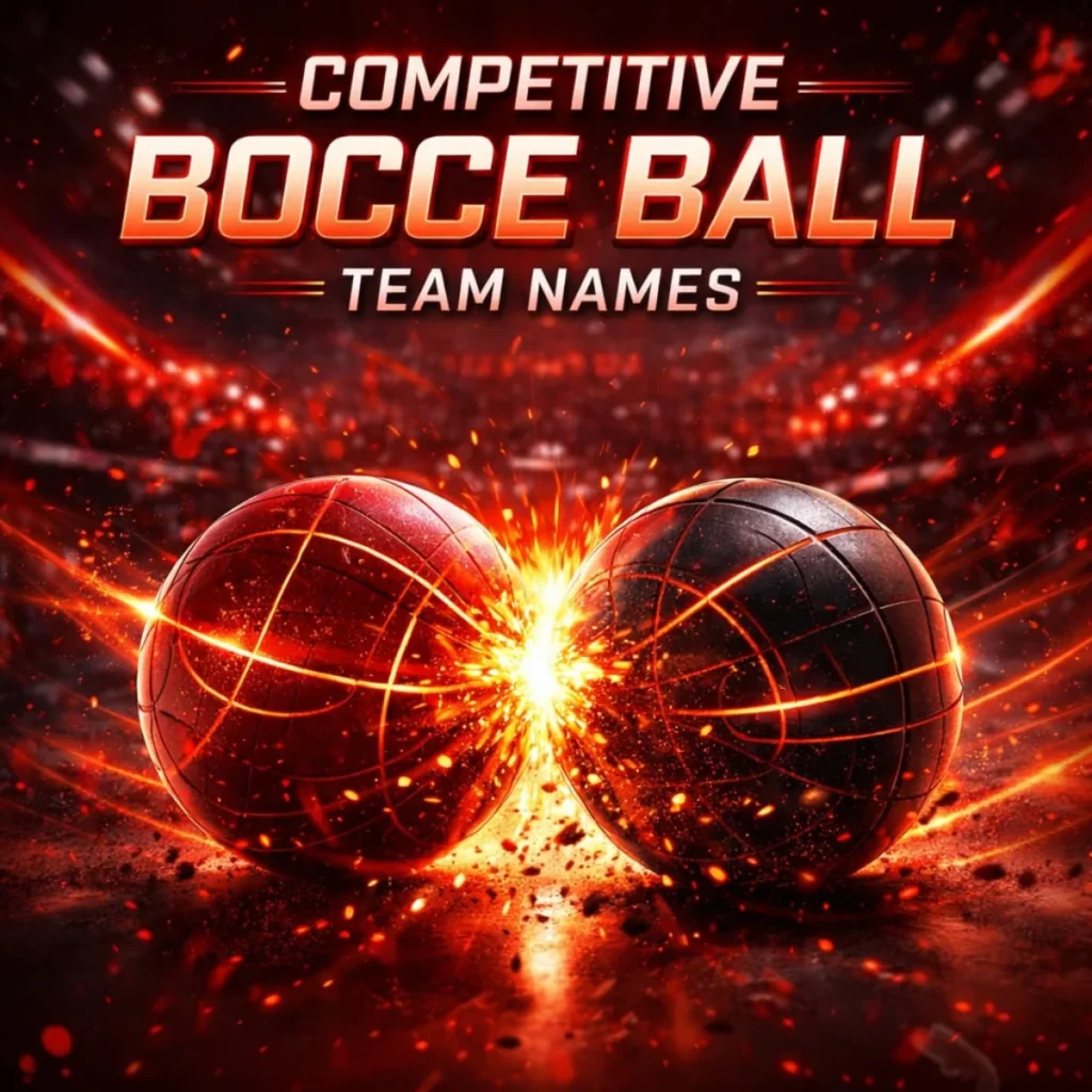 Competitive Bocce Ball Team Names