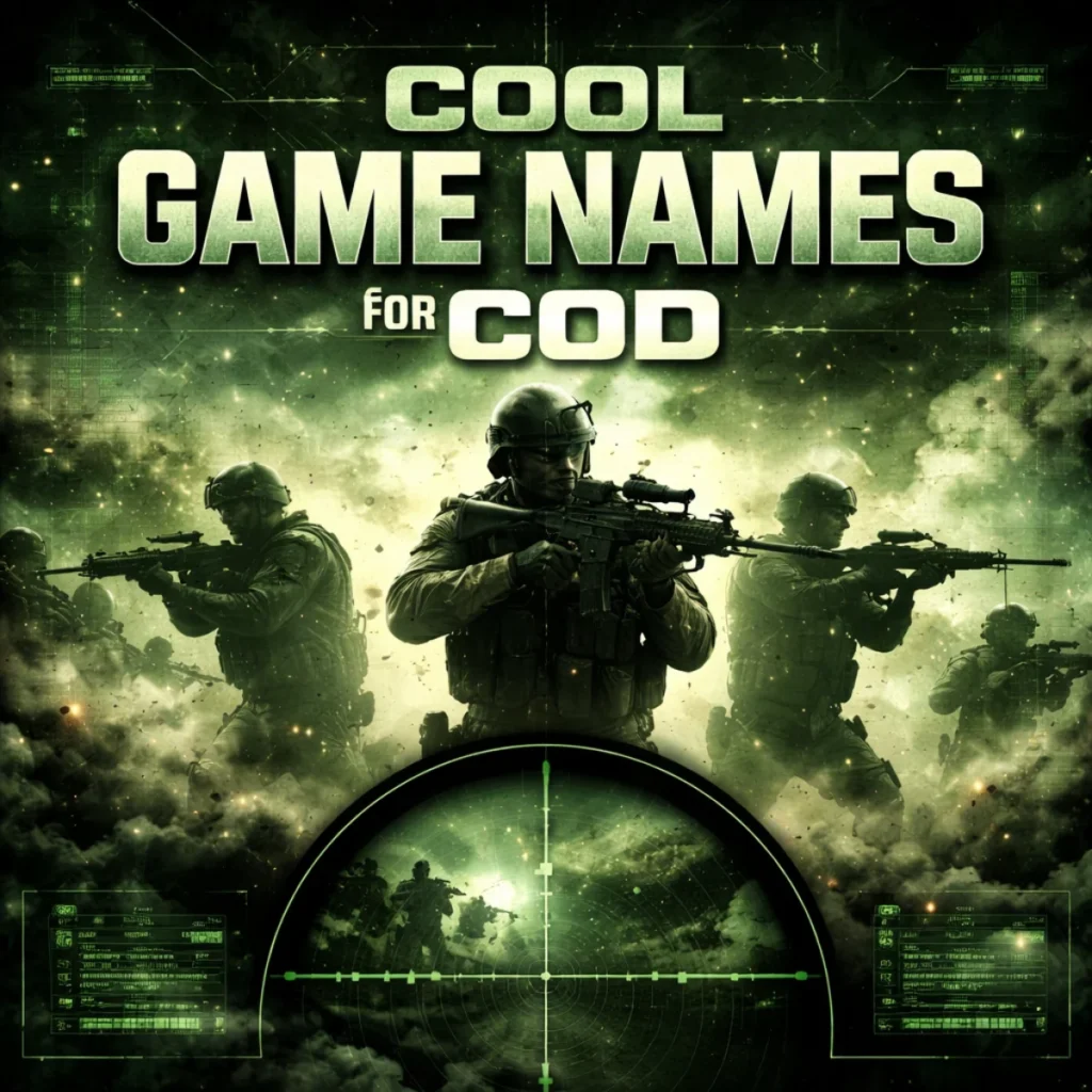 Cool Game Names for COD