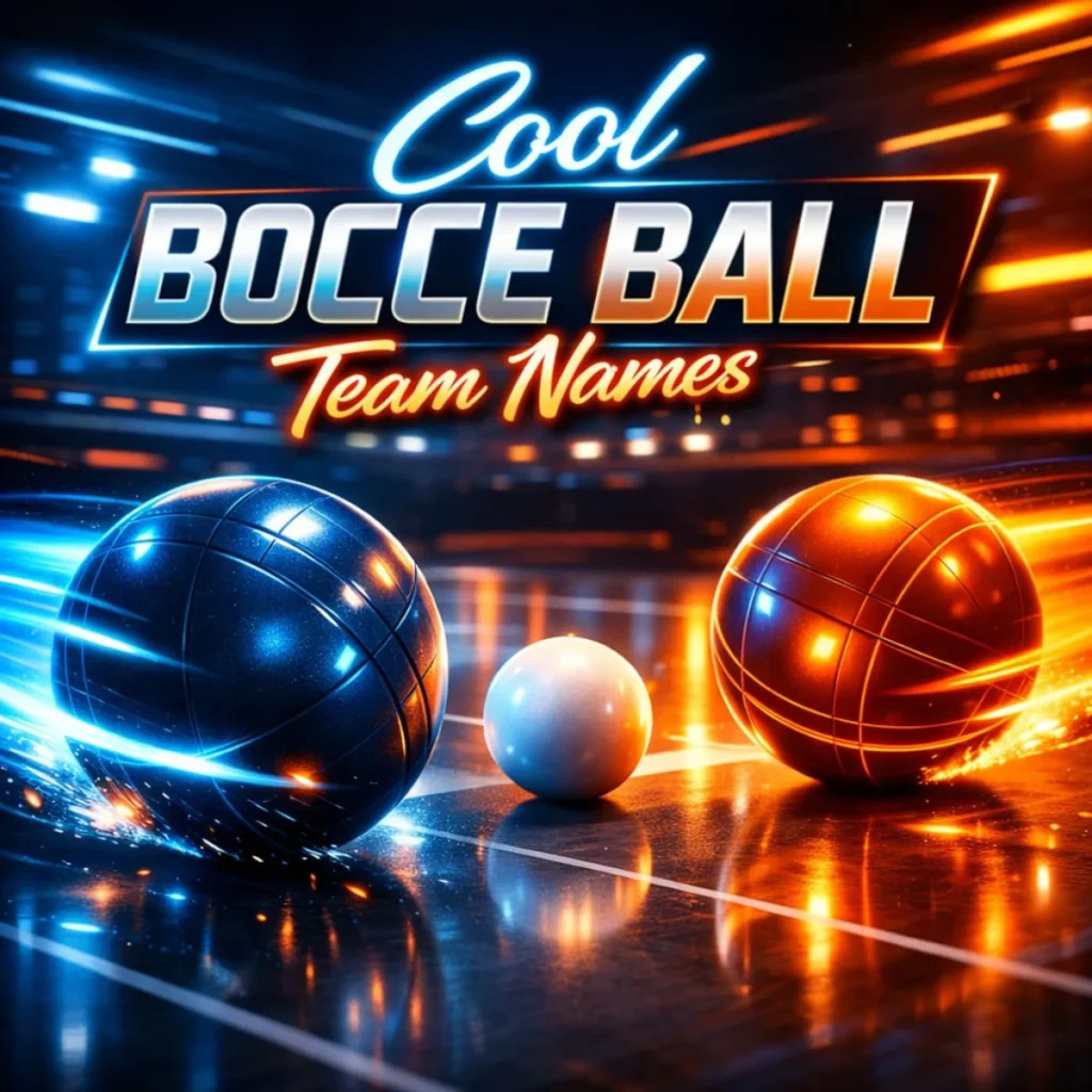Cool Bocce Ball Team Names