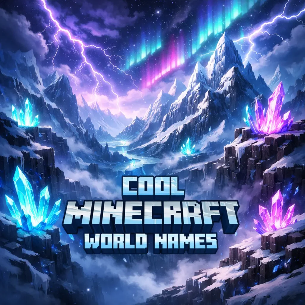 Cool Minecraft World Names