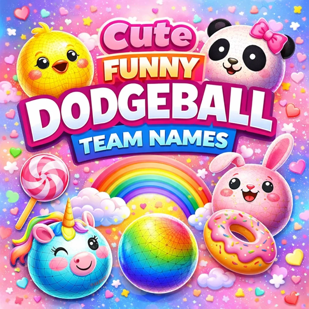 Cute Funny Dodgeball Team Names 