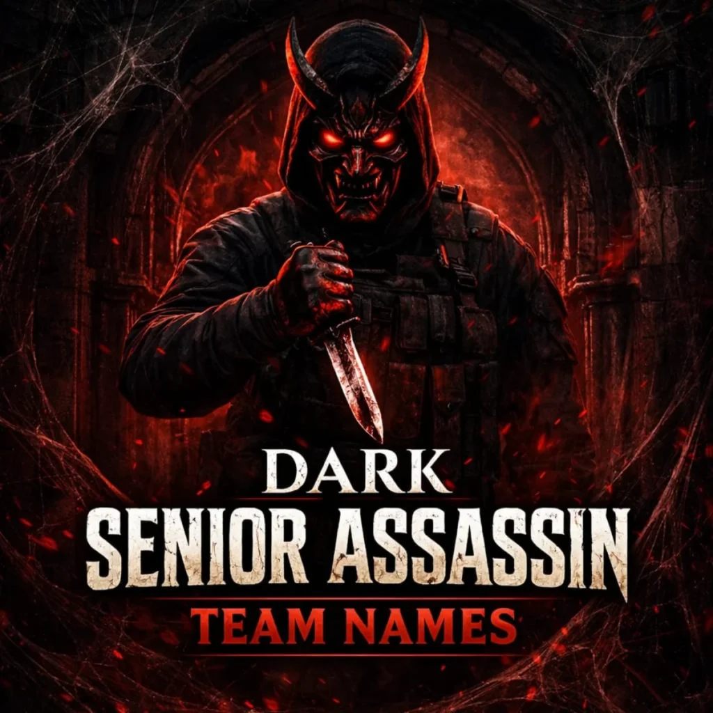 🕷Dark & Evil Senior Assassin Team Names