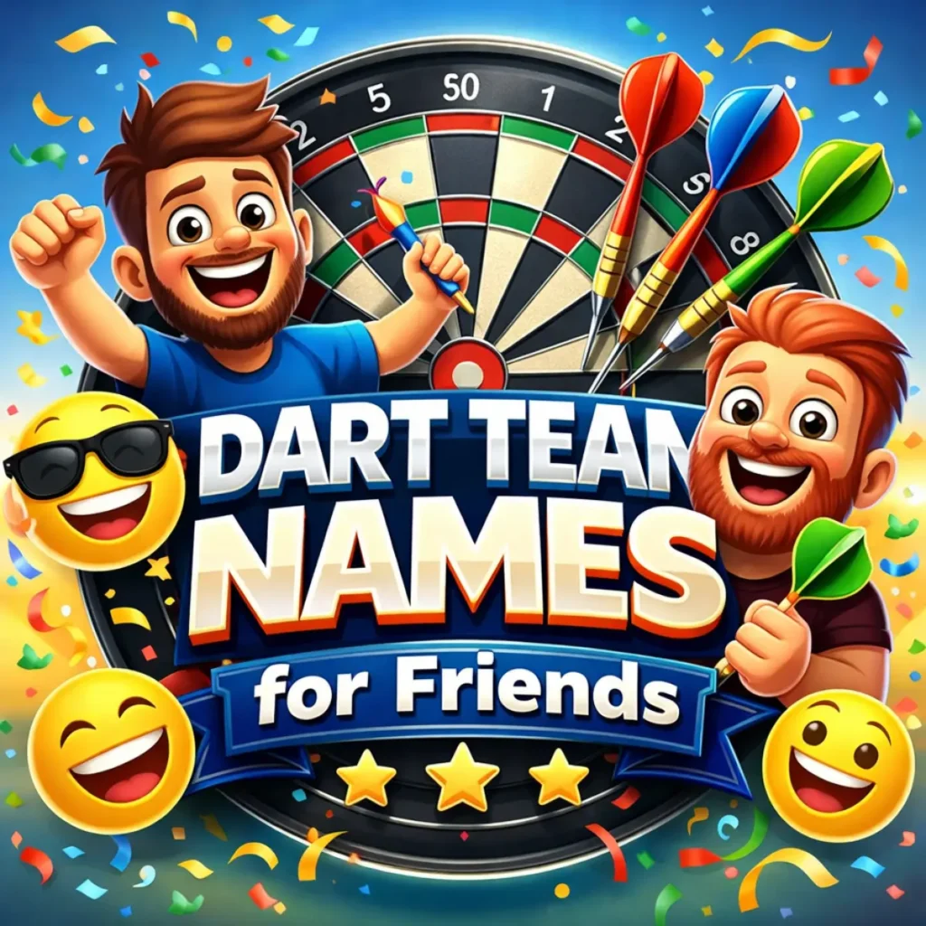 Dart Team Names for Friends