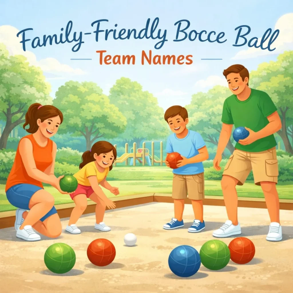 Family-Friendly Bocce Ball Team Names