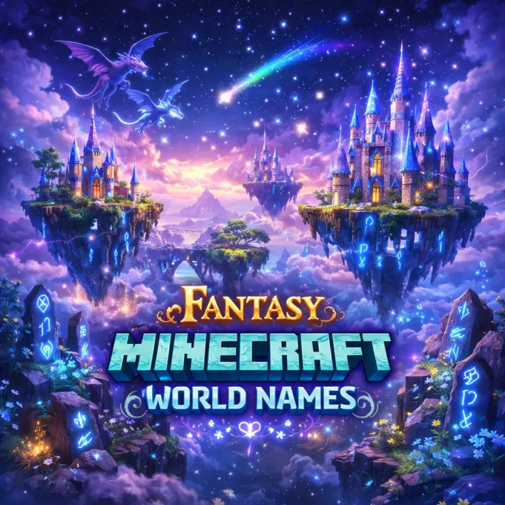 Fantasy Minecraft World Names