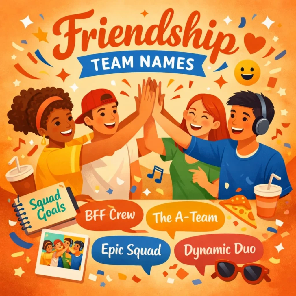 Friendship Team Names