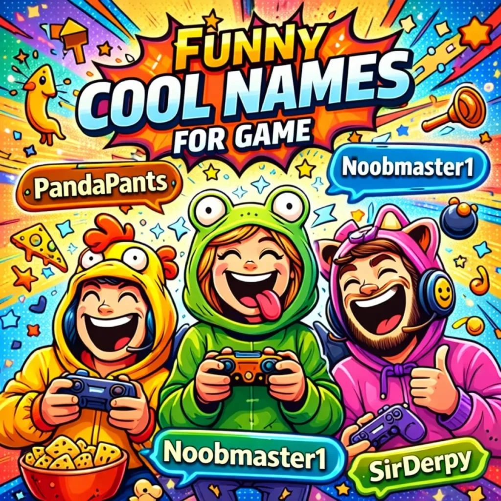 Cool Names for Game – Funny Ideas