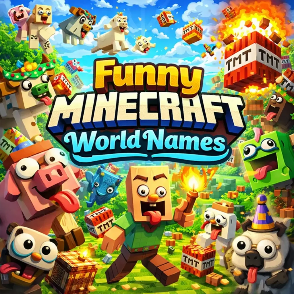 Funny Minecraft World Names