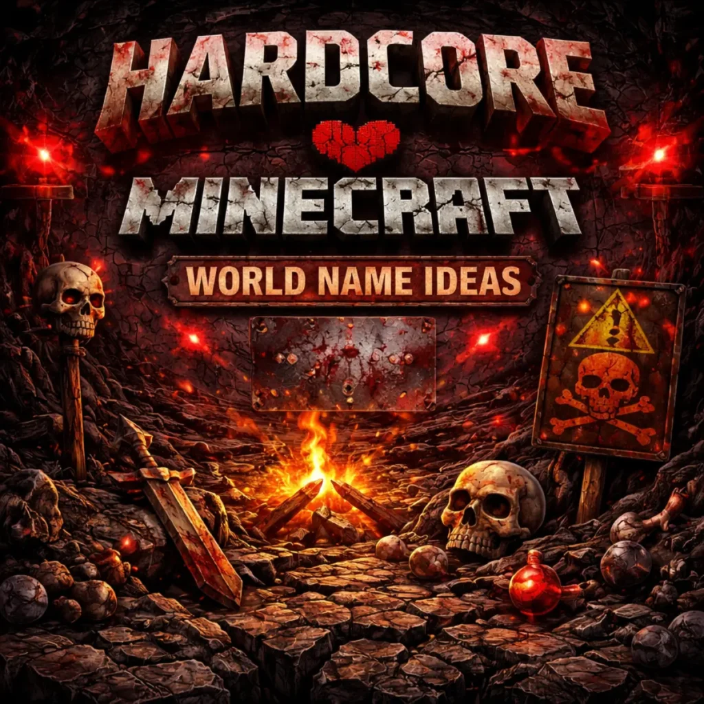 Hardcore Minecraft World Name Ideas