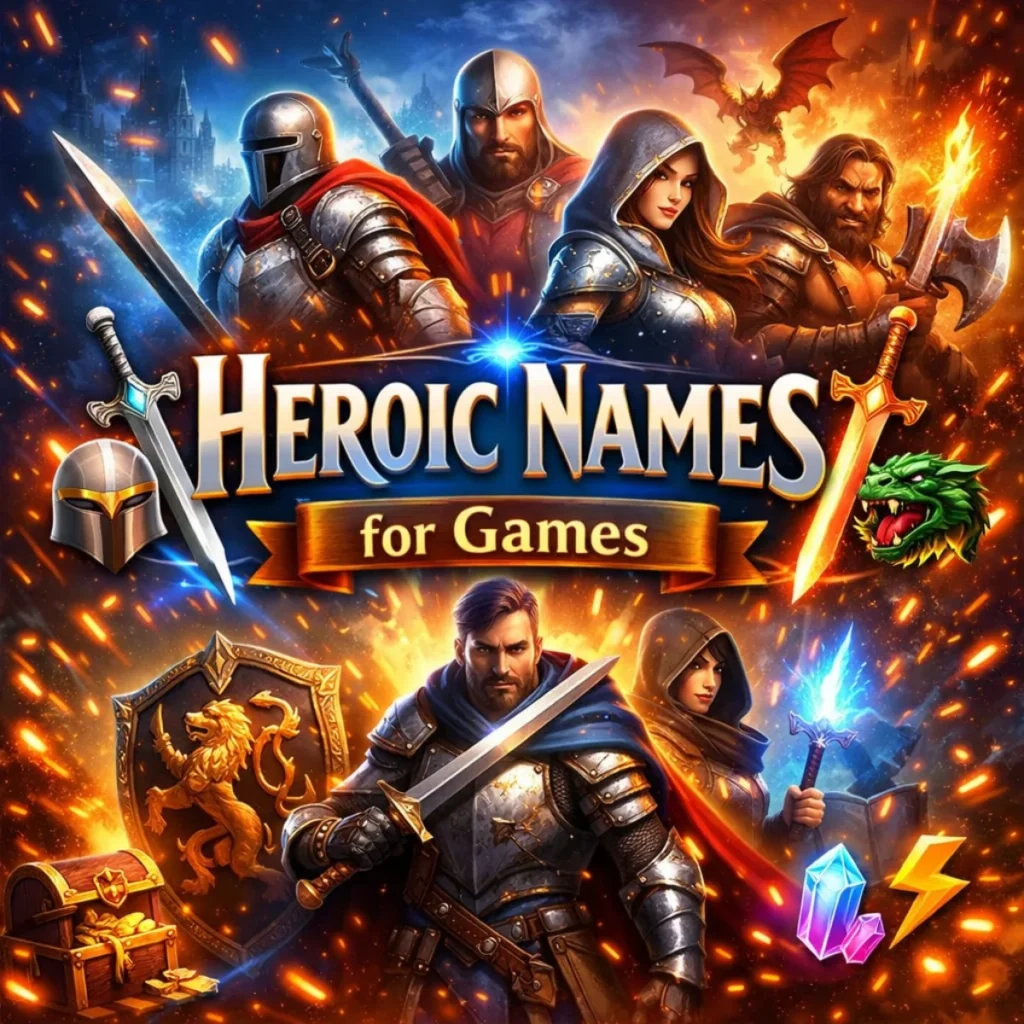Heroic Names for Games