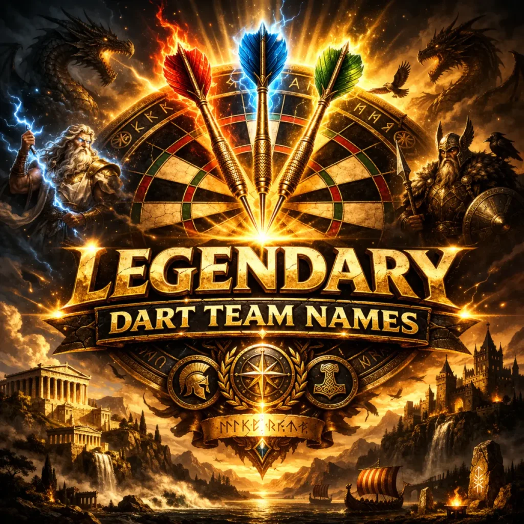 Legendary Dart Team Names