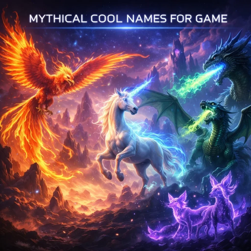 Cool Names for Game – Mythical Inspired