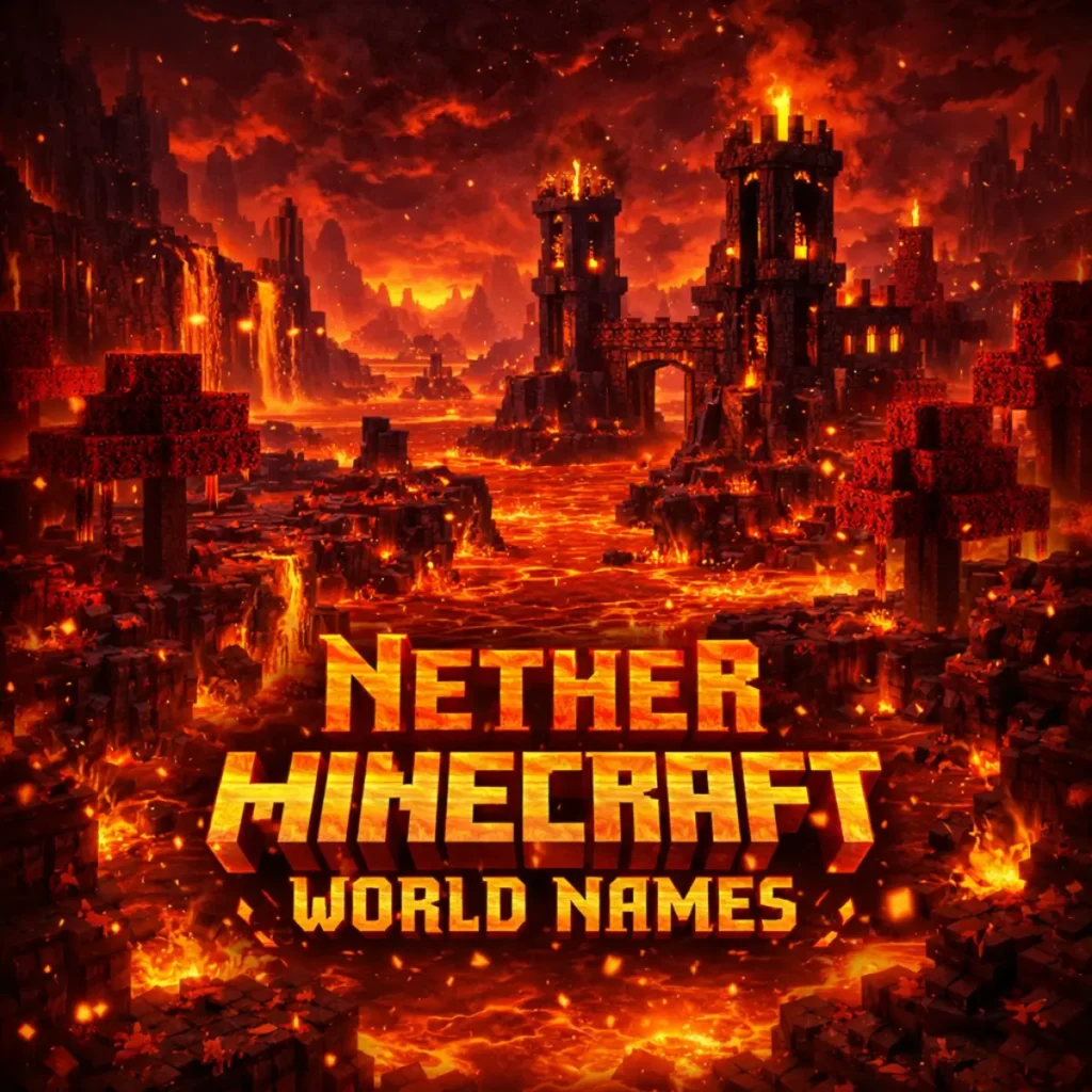 Nether Minecraft World Names