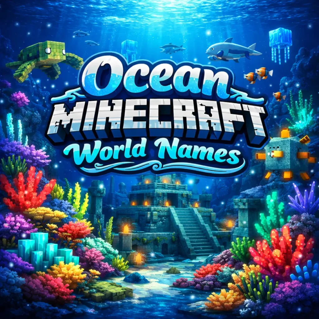 Ocean Minecraft World Names