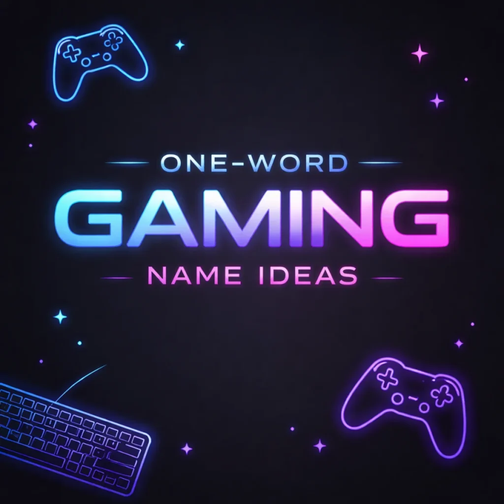 One-Word Gaming Name Ideas