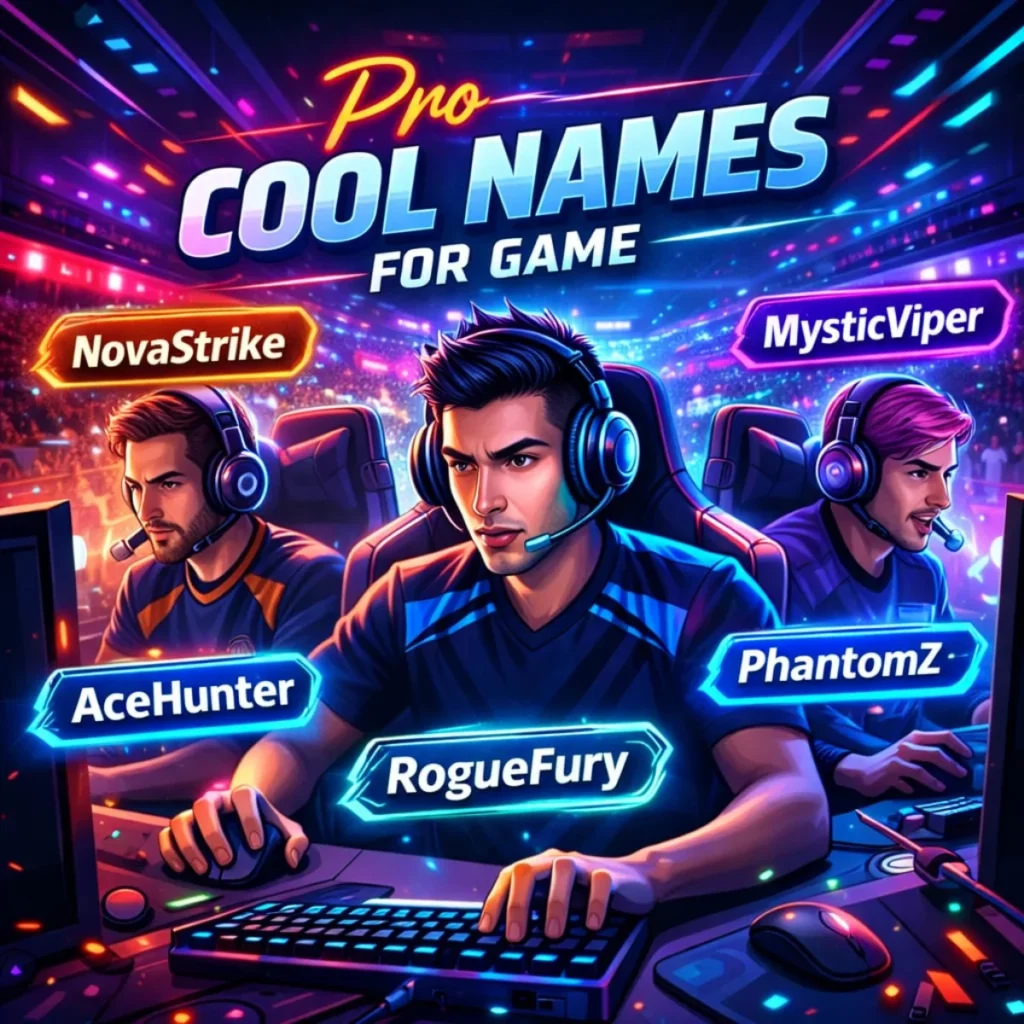 Cool Names for Game – Pro Player Ideas