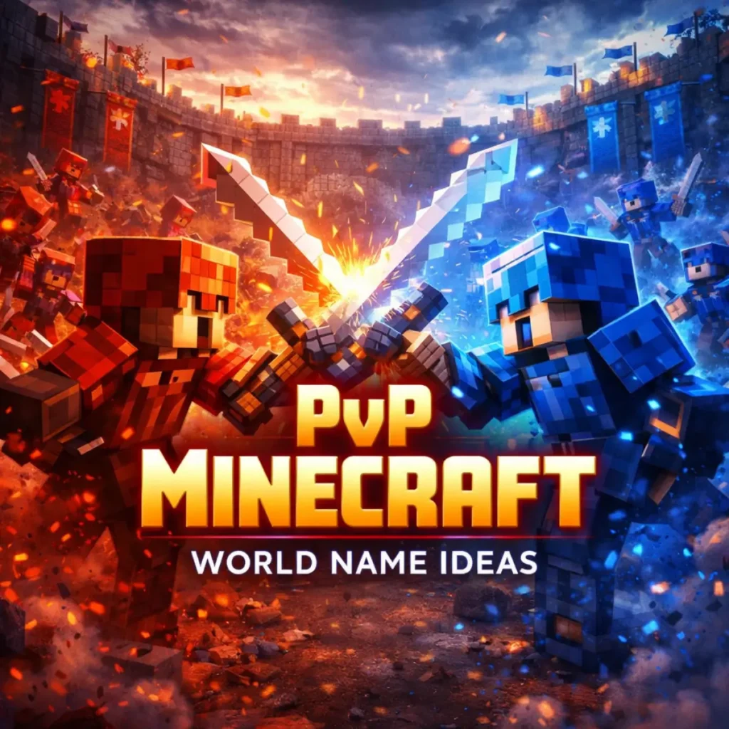 PvP Minecraft World Name Ideas
