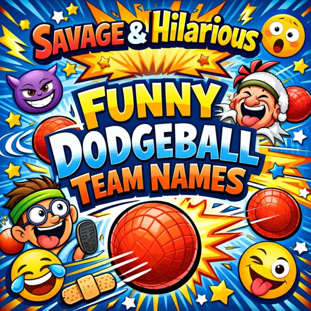 Savage Funny Dodgeball Team Names