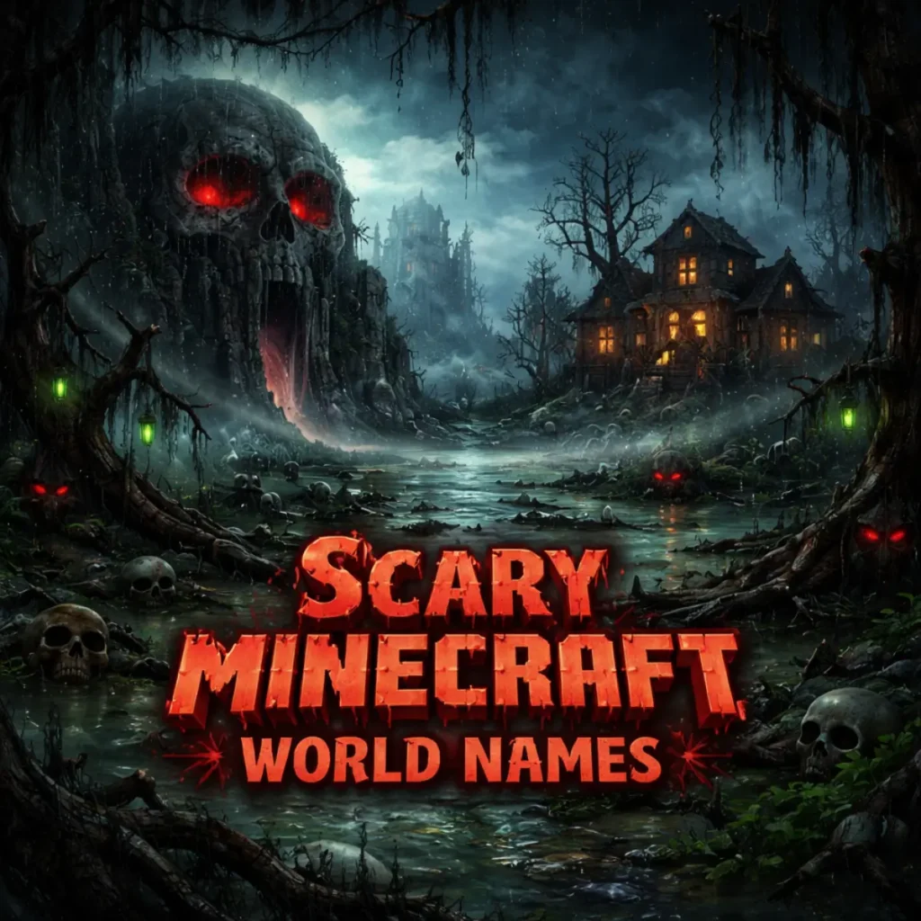 Scary Minecraft World Names