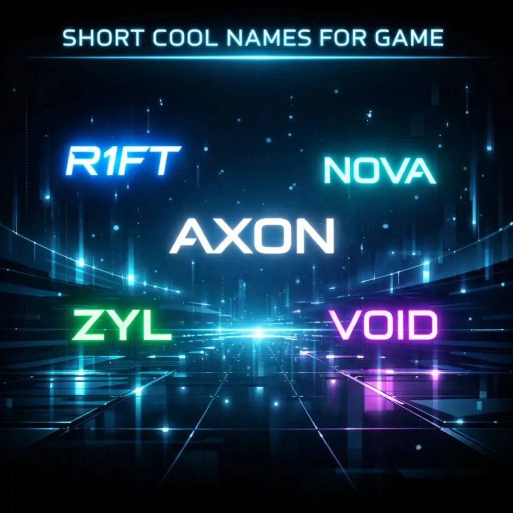 Cool Names for Game – Short & Catchy