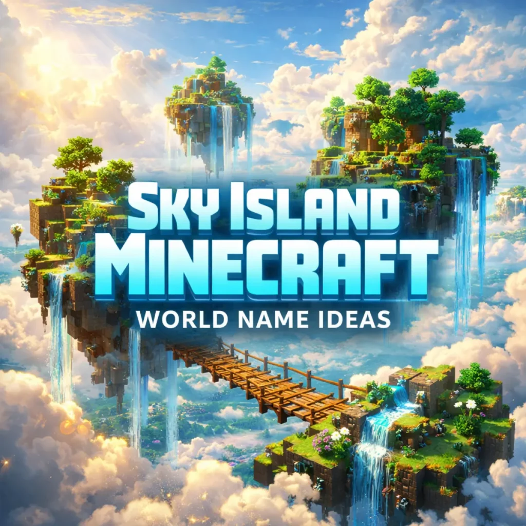 Sky Island Minecraft World Name Ideas