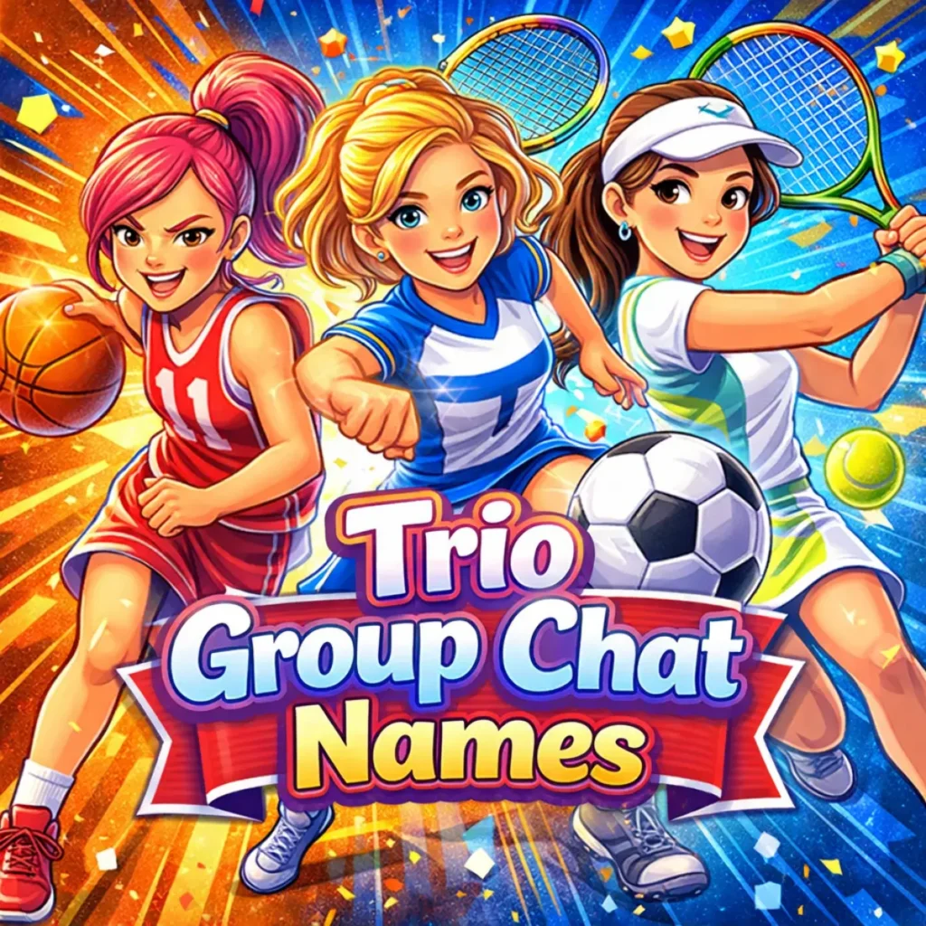 Sports-Inspired Trio Group Chat Names