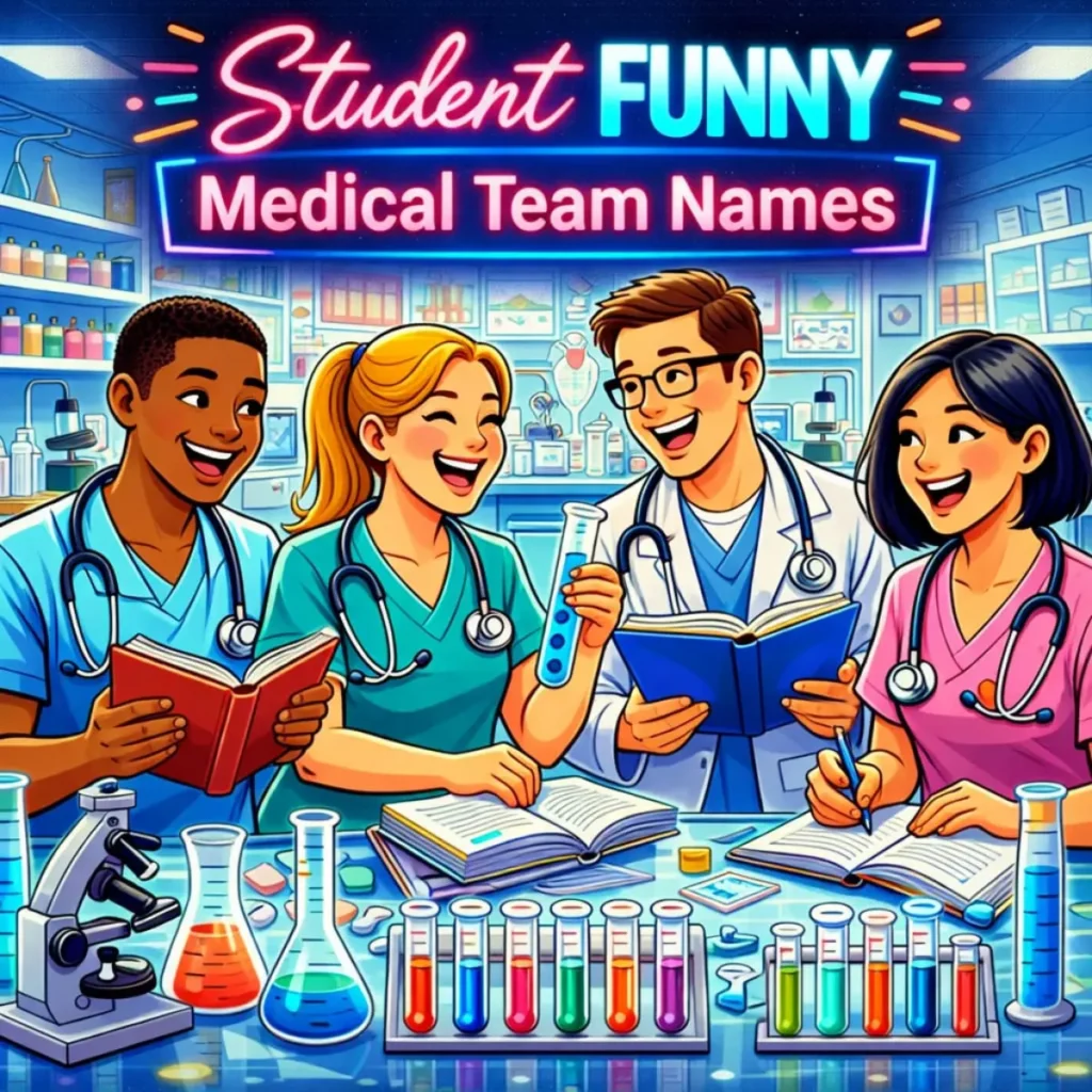 Student funny medical team names