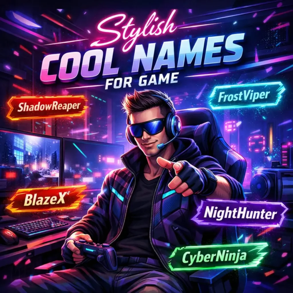 Cool Names for Game – Stylish Ideas