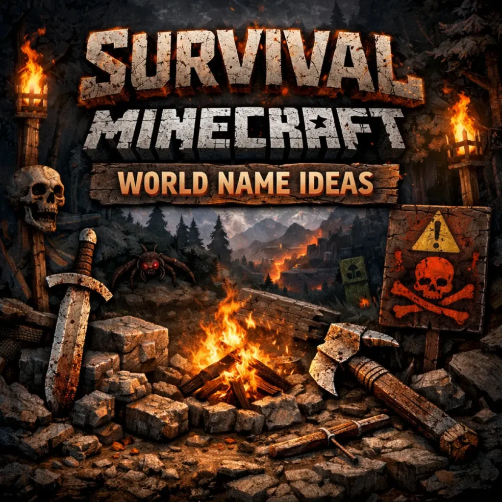 Survival Minecraft World Name Ideas