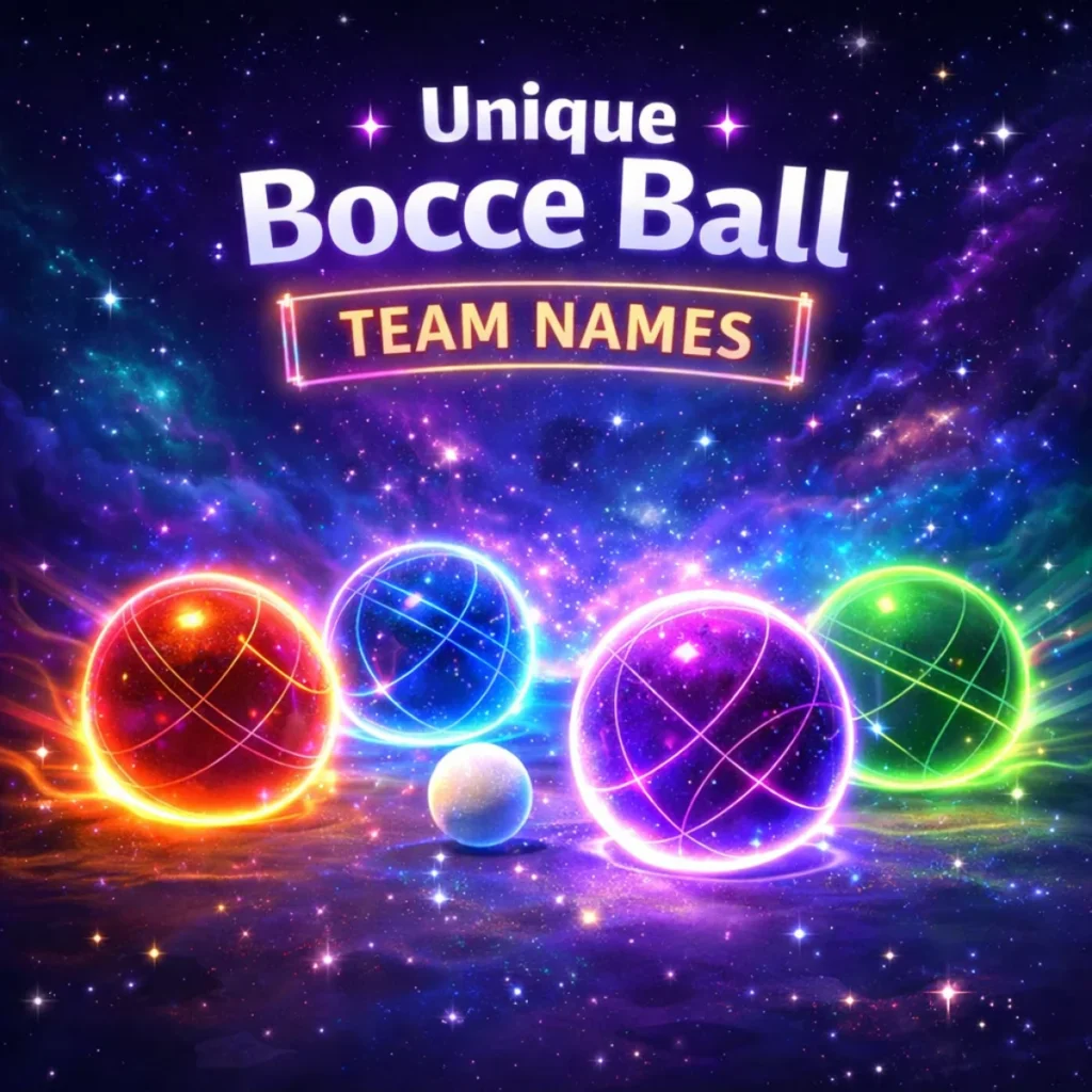 🪄 MagicSphere Unit
🌠 EtherRoll Team
Unique Bocce Ball Team Names