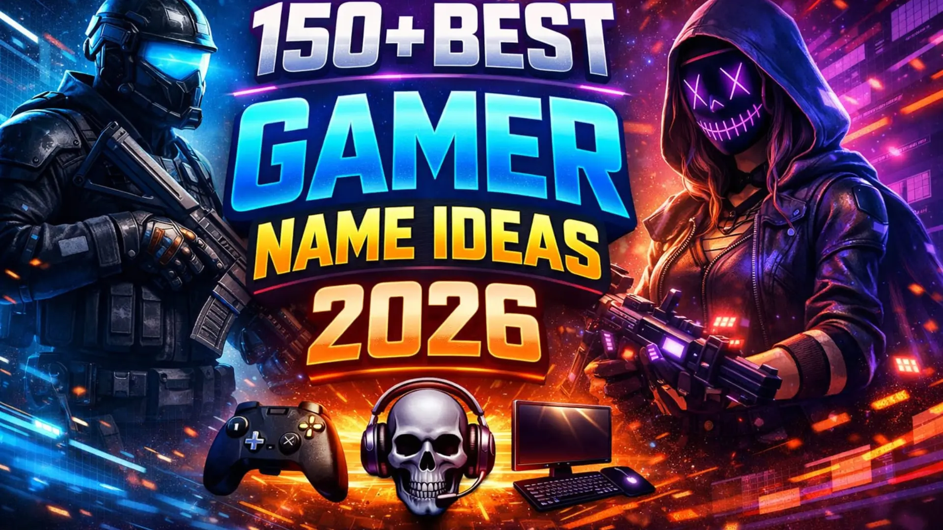150+Best Gamer Name Ideas 2026