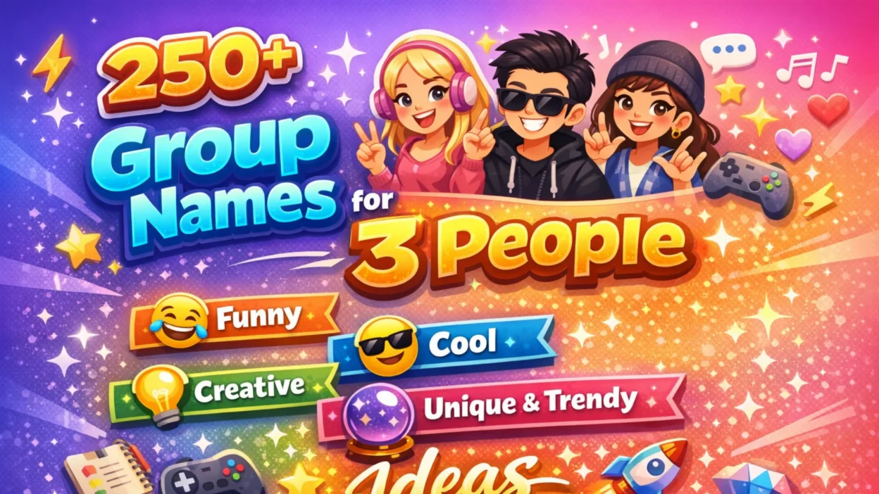 Group Names for 3 People