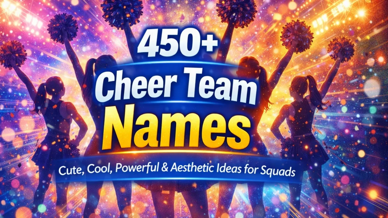 450+ Cheer Team Names